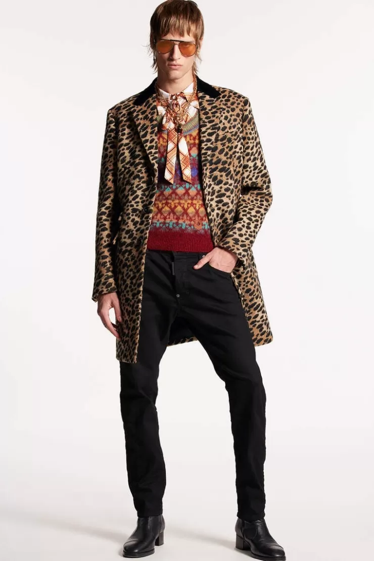 Dsquared2 70'S Leo Coat>Uomo Cappotti & Giubbotti