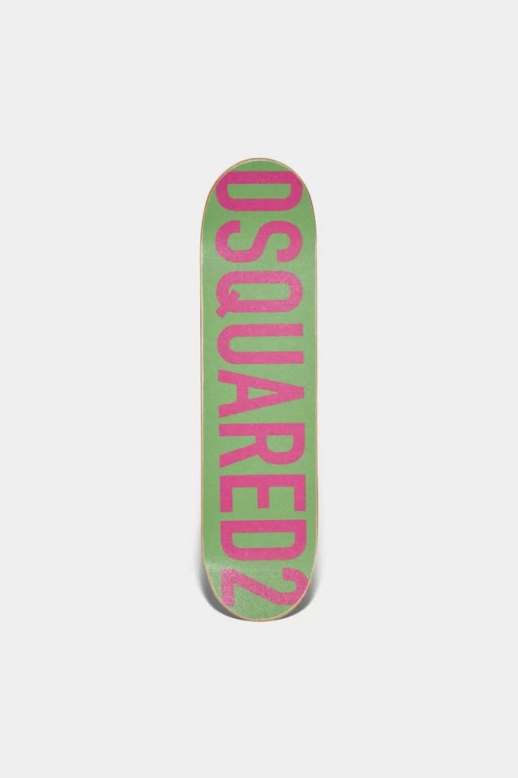 Dsquared2 All Over D Neon Skateboard>Donna Altri Accessori