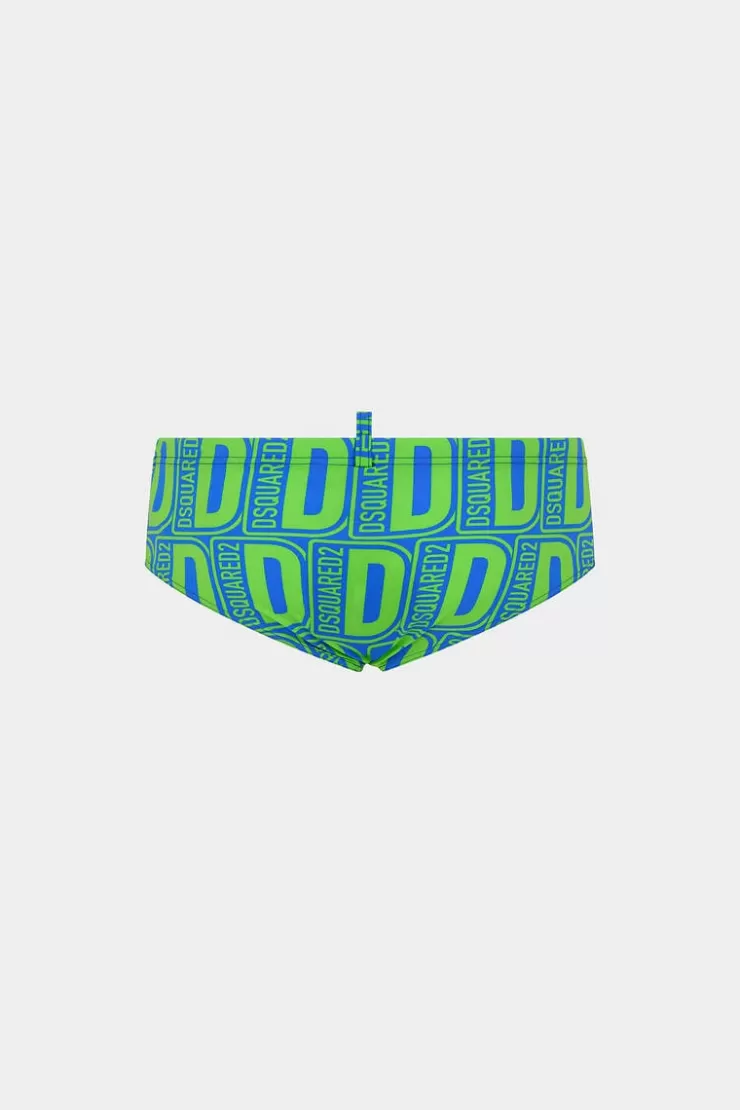 Dsquared2 Allover Monogram Swim Brief>Uomo Costumi