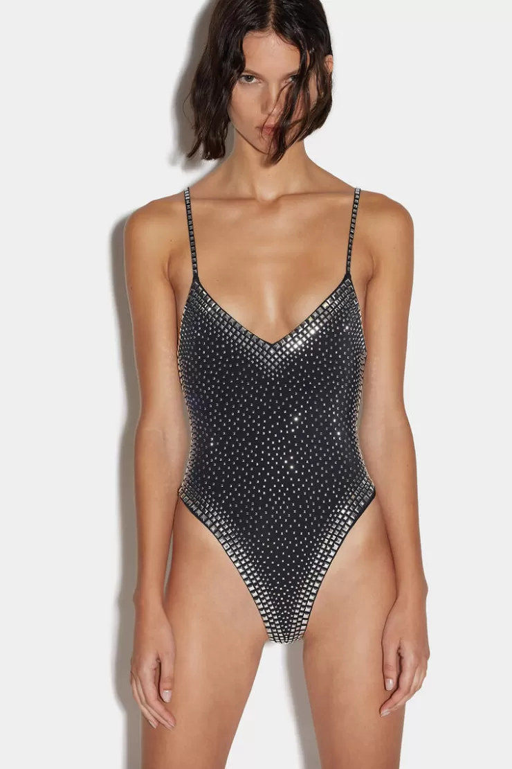 Dsquared2 Allover Studs One Piece>Donna Costumi