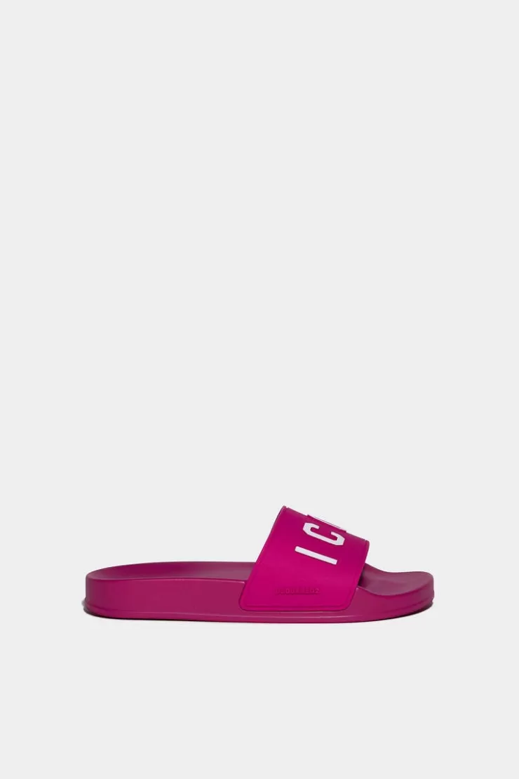 Dsquared2 Be Icon Beach Shoes>Donna Slides