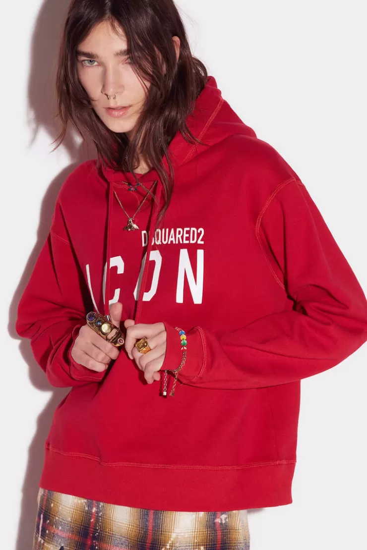 Dsquared2 Be Icon Cool Hoodie>Donna Felpe