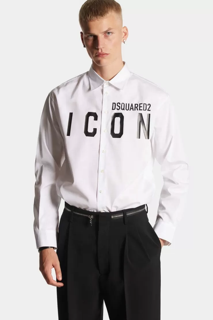 Dsquared2 Be Icon Drop Shirt>Uomo Camicie