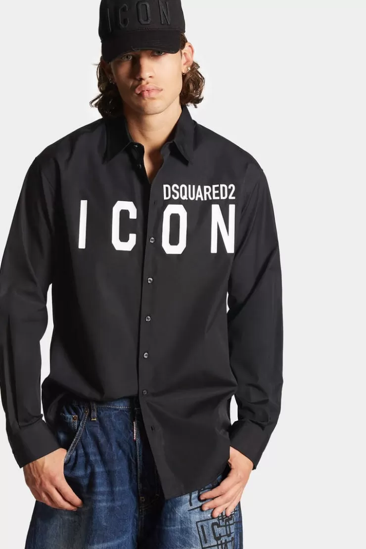 Dsquared2 Be Icon Drop Shirt>Uomo Camicie