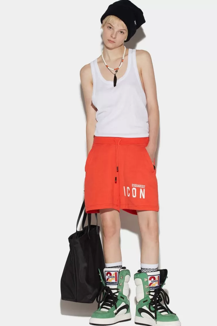 Dsquared2 Be Icon Over Shorts>Donna Pantaloni Corti