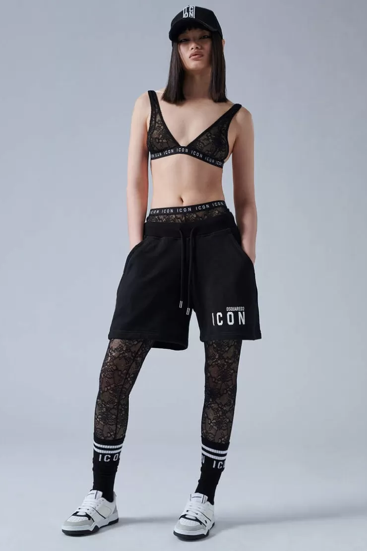 Dsquared2 Be Icon Over Shorts>Donna Pantaloni Corti