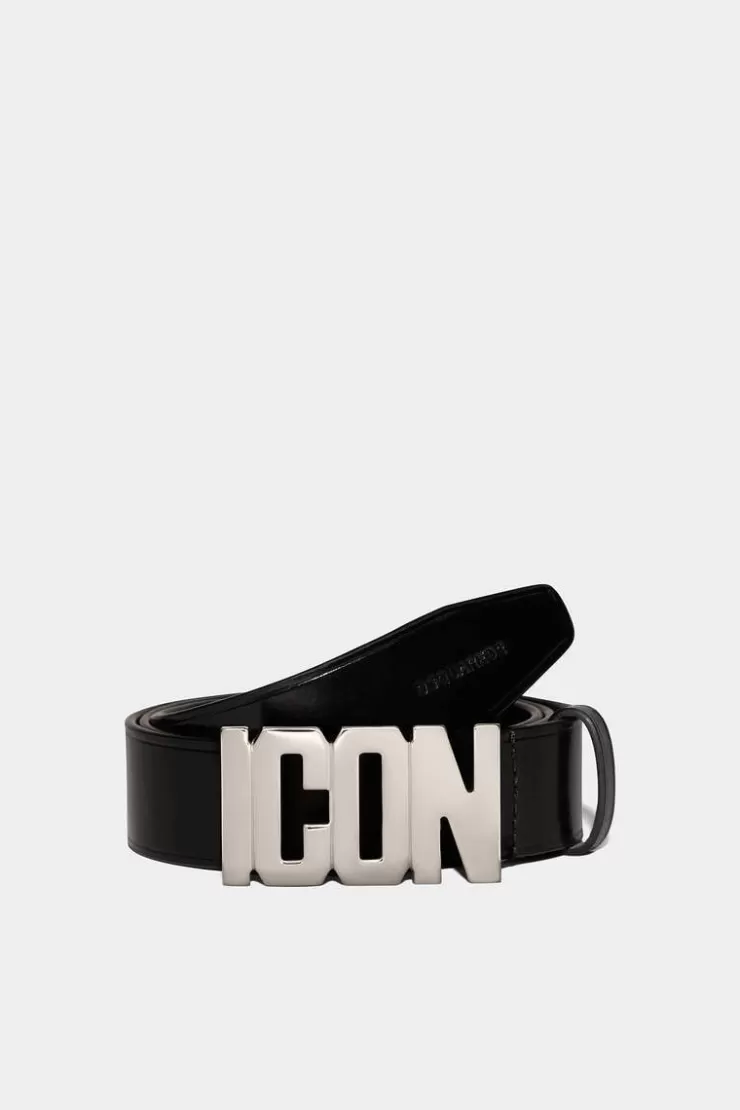 Dsquared2 Be Icon Plaque Belt>Uomo Cinture