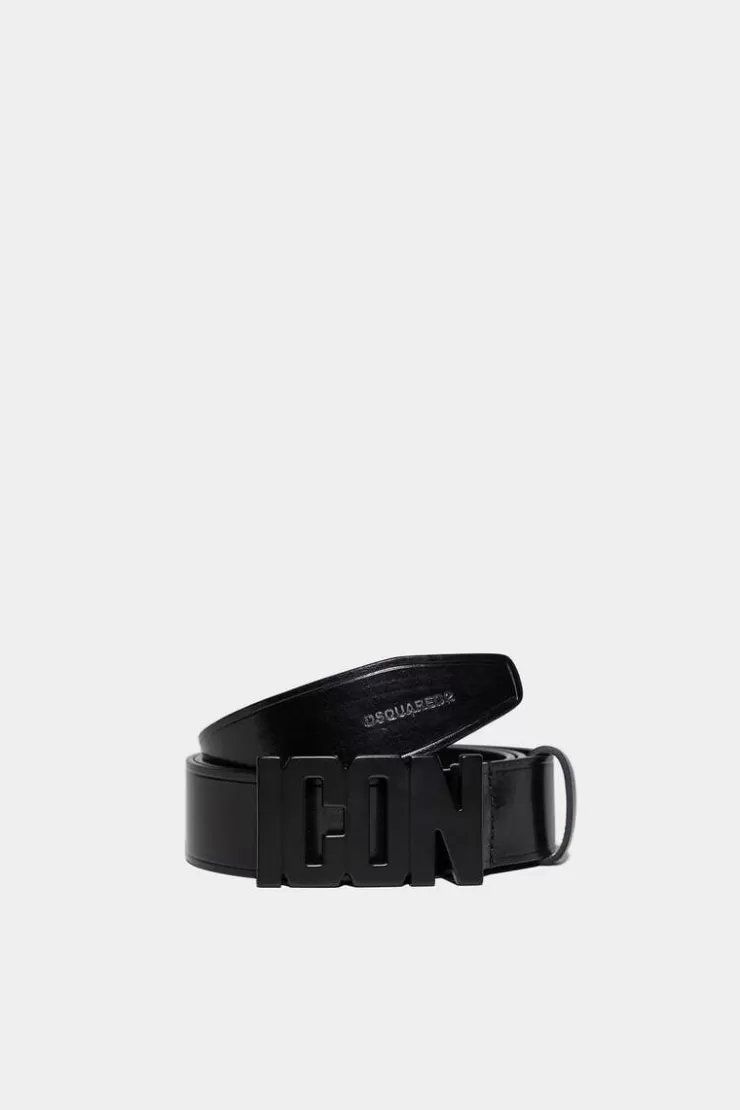 Dsquared2 Be Icon Plaque Belt>Uomo Cinture