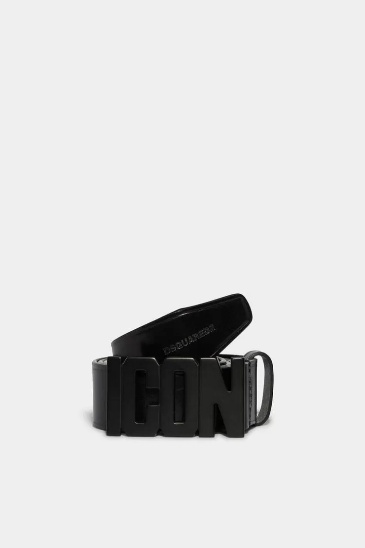 Dsquared2 Be Icon Plaque Belt>Uomo Cinture