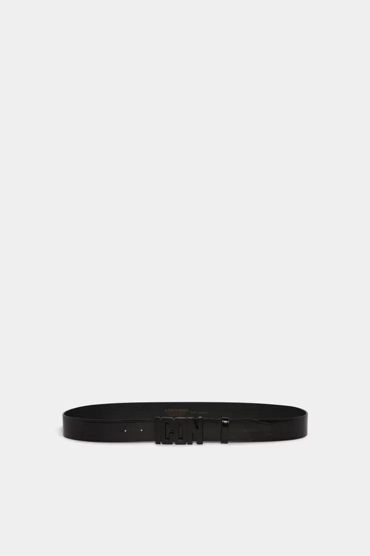 Dsquared2 Be Icon Plaque Belt>Uomo Cinture