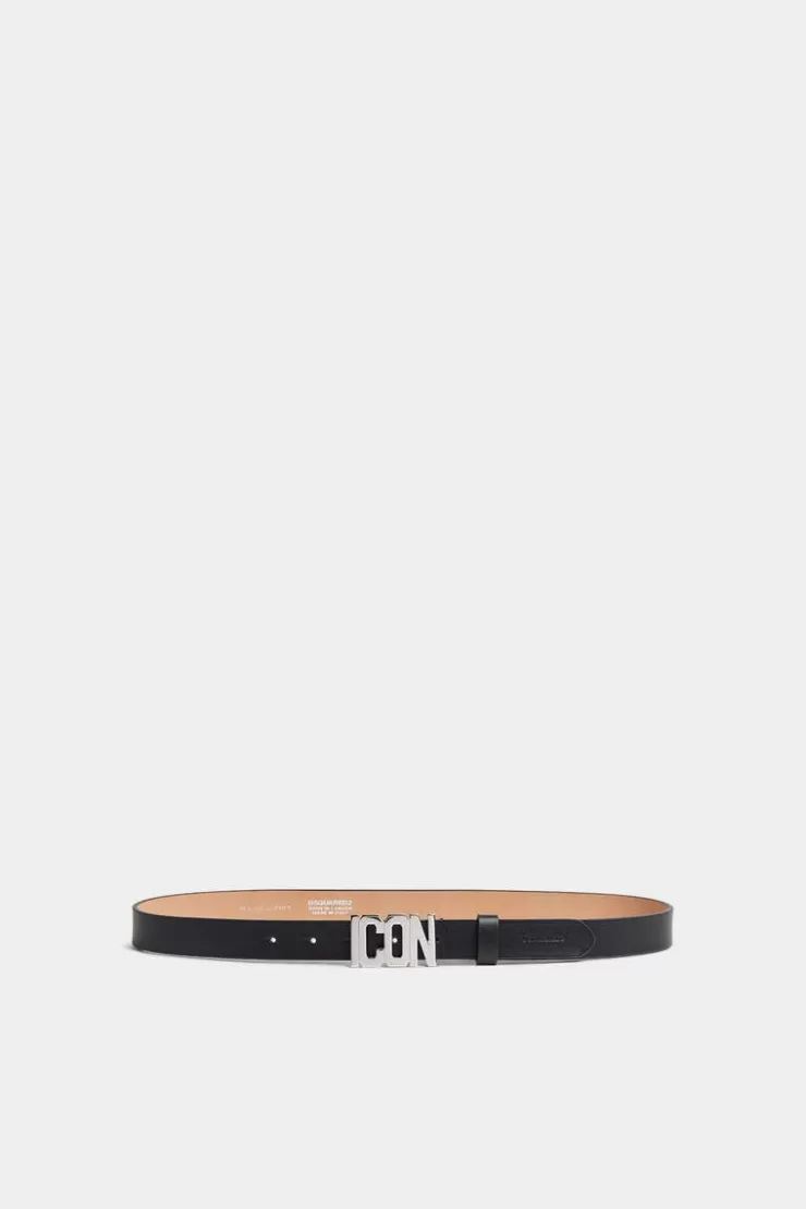 Dsquared2 Be Icon Plaque Belt>Donna Cinture