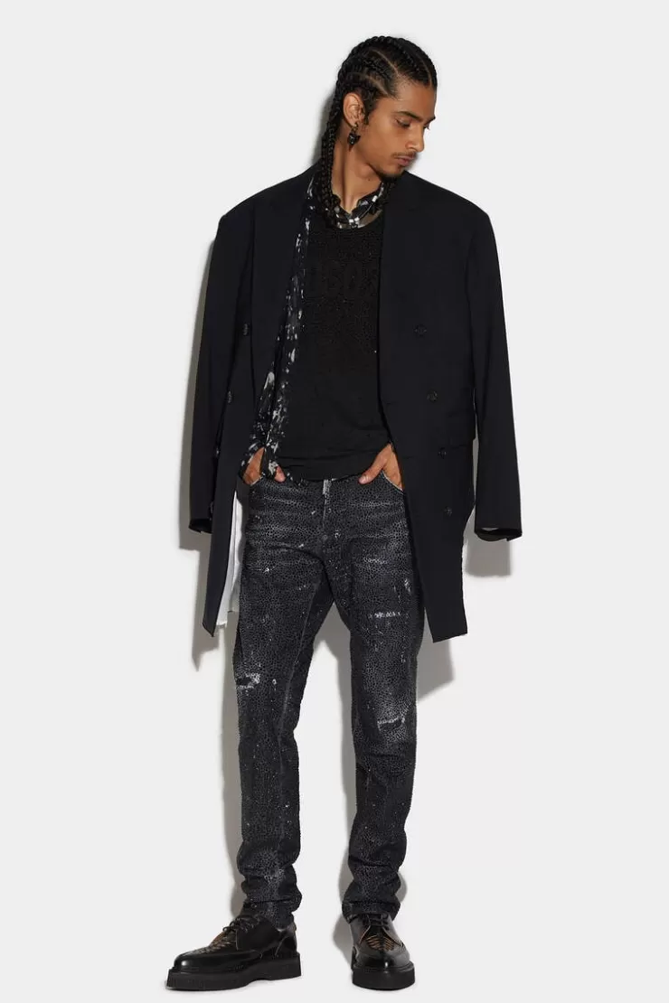 Dsquared2 Black Dark Galaxy Wash Cool Guy Jeans>Uomo Jeans