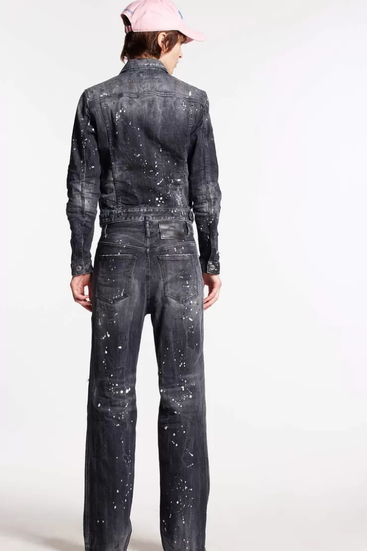 Dsquared2 Black Diamond Wash Roadie Jeans>Donna Jeans