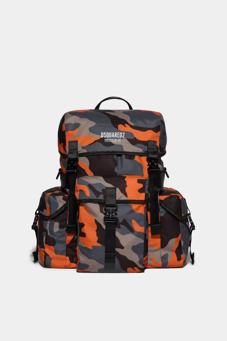 Dsquared2 Ceresio 9 Camo Backpack>Donna Zaini