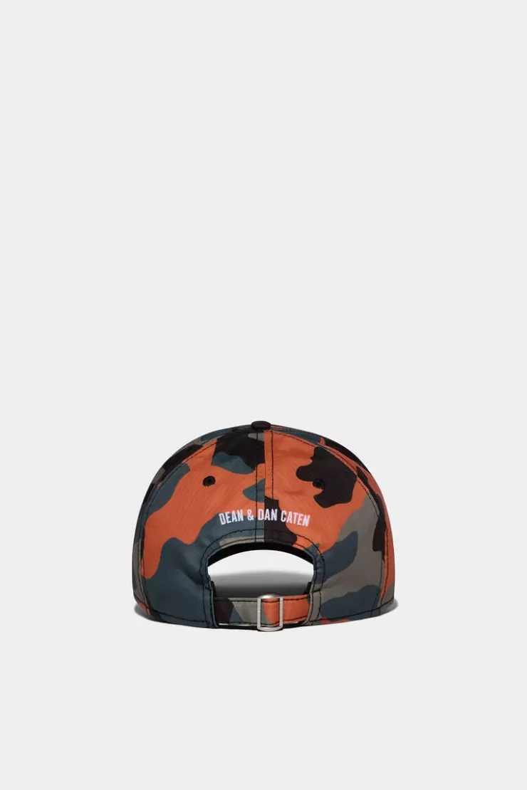 Dsquared2 Ceresio 9 Camo Baseball Cap>Donna Cappelli