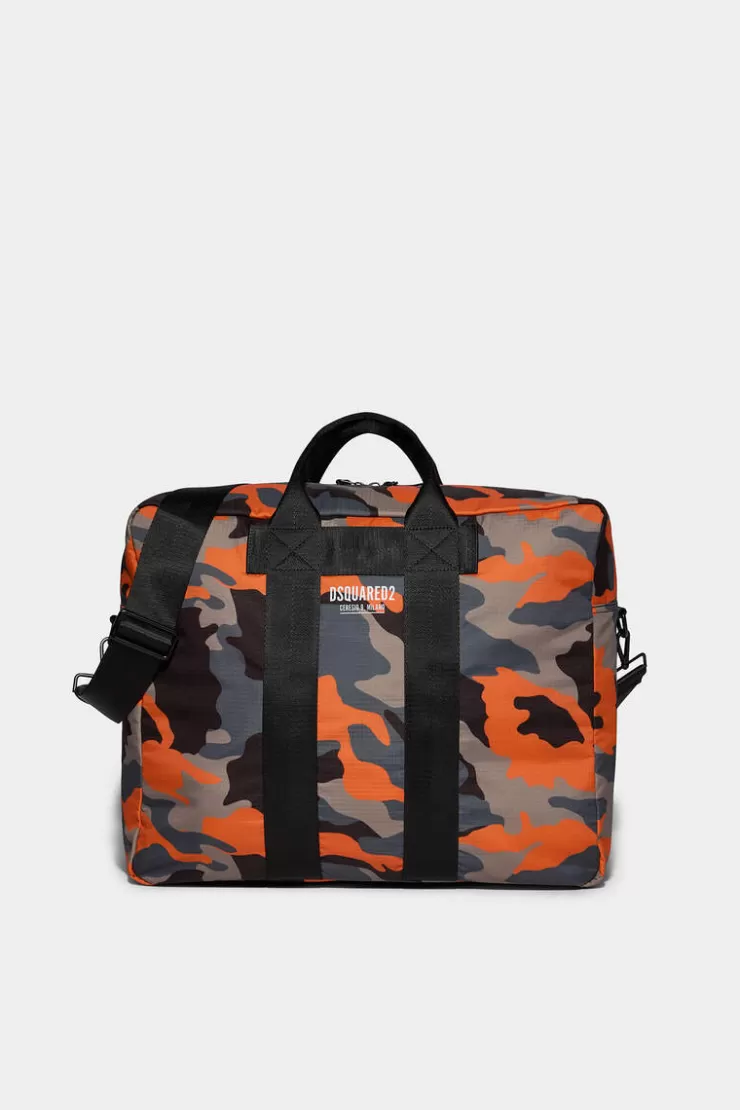 Dsquared2 Ceresio 9 Camo Duffle>Donna Borse Da Viaggio