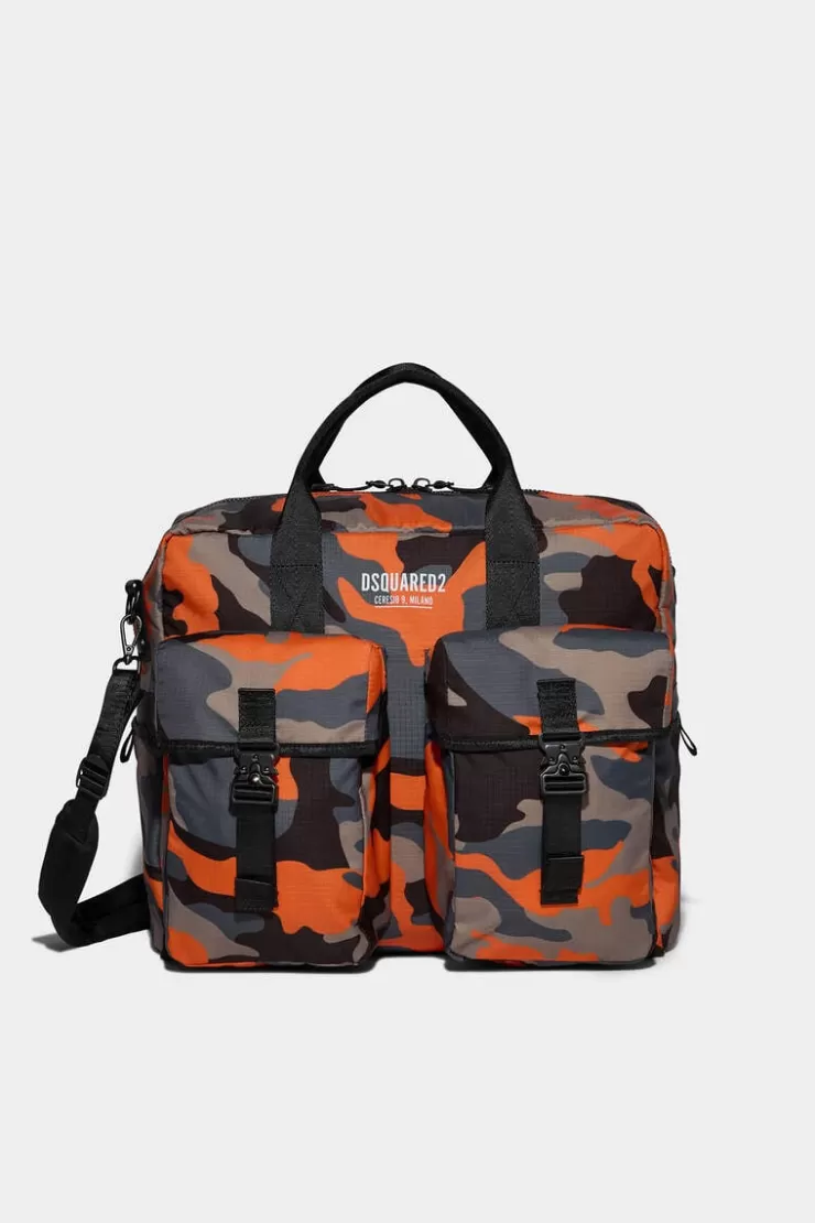 Dsquared2 Ceresio 9 Camo Workbag>Donna Borse Da Viaggio