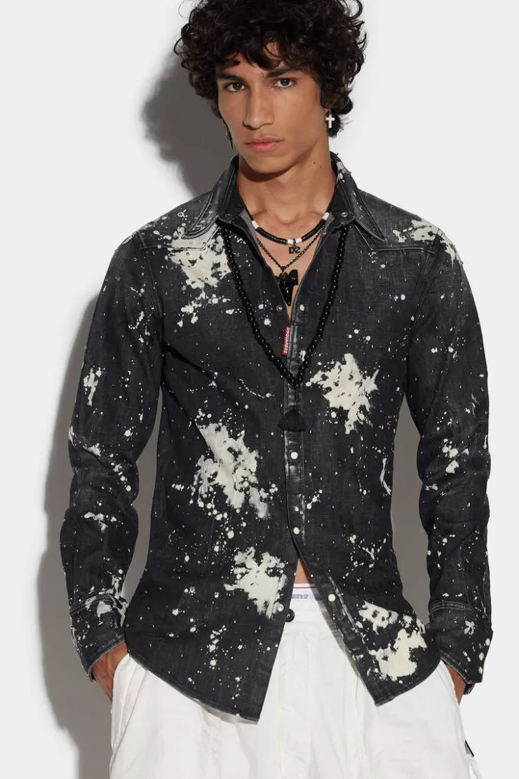 Dsquared2 Classic Western Shirt>Uomo Camicie