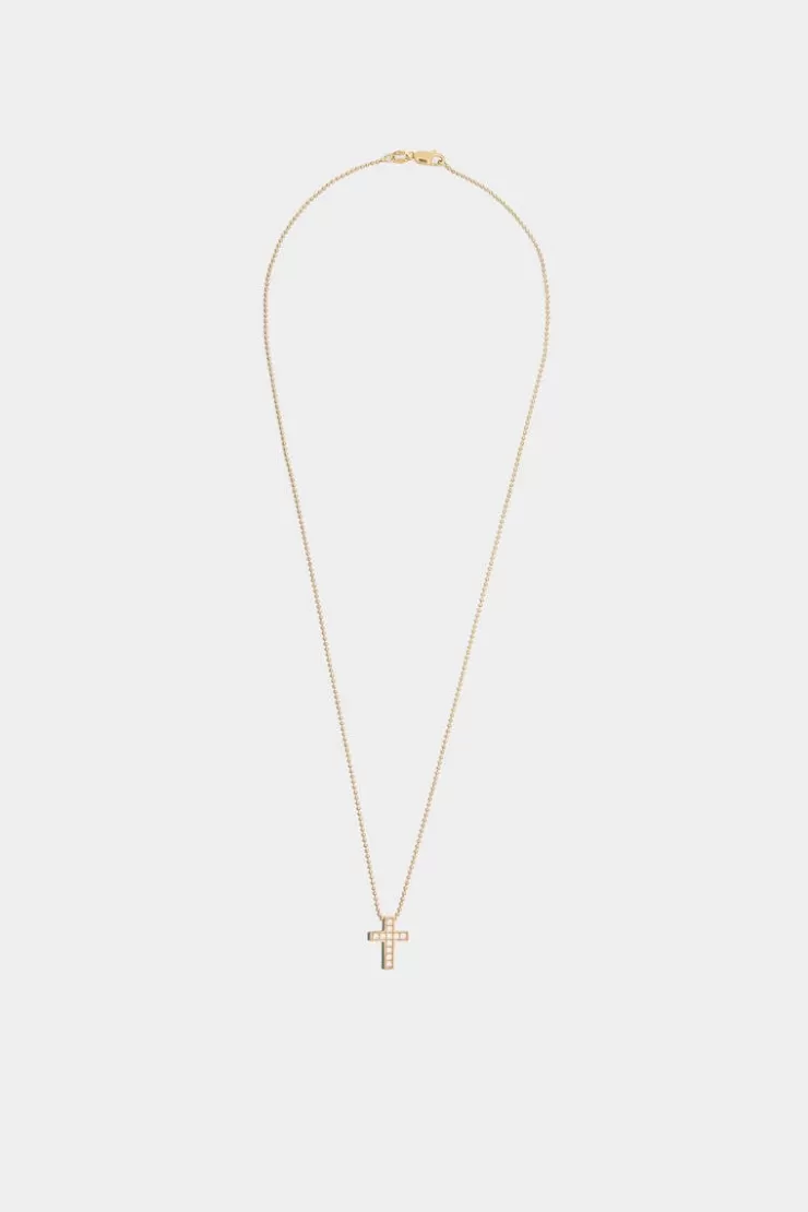 Dsquared2 Cross Necklace>Donna Gioielli