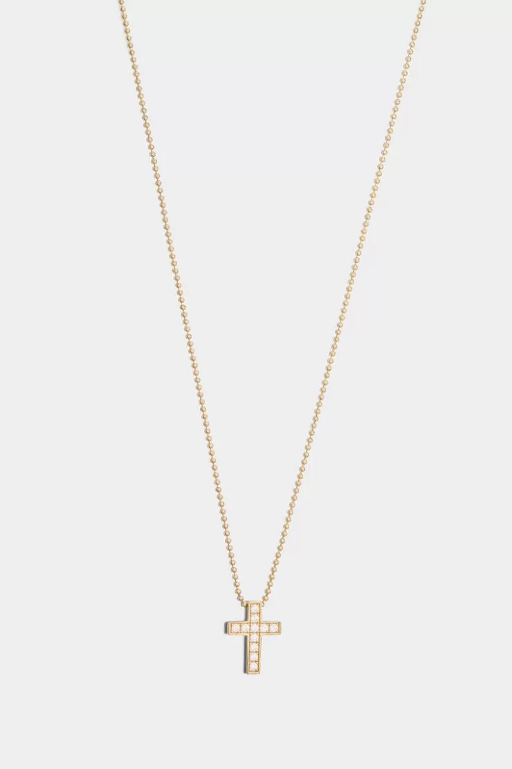 Dsquared2 Cross Necklace>Donna Gioielli