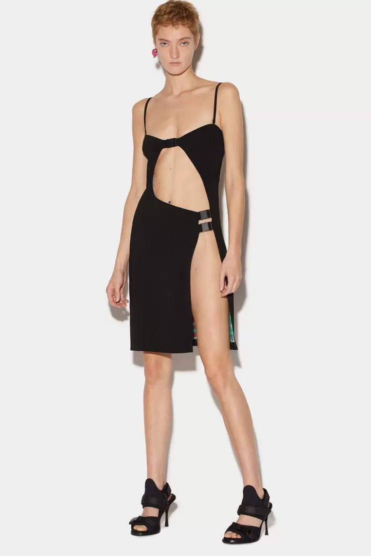 Dsquared2 Curve Cut-Out Mini Dress>Donna Vestiti E Tute