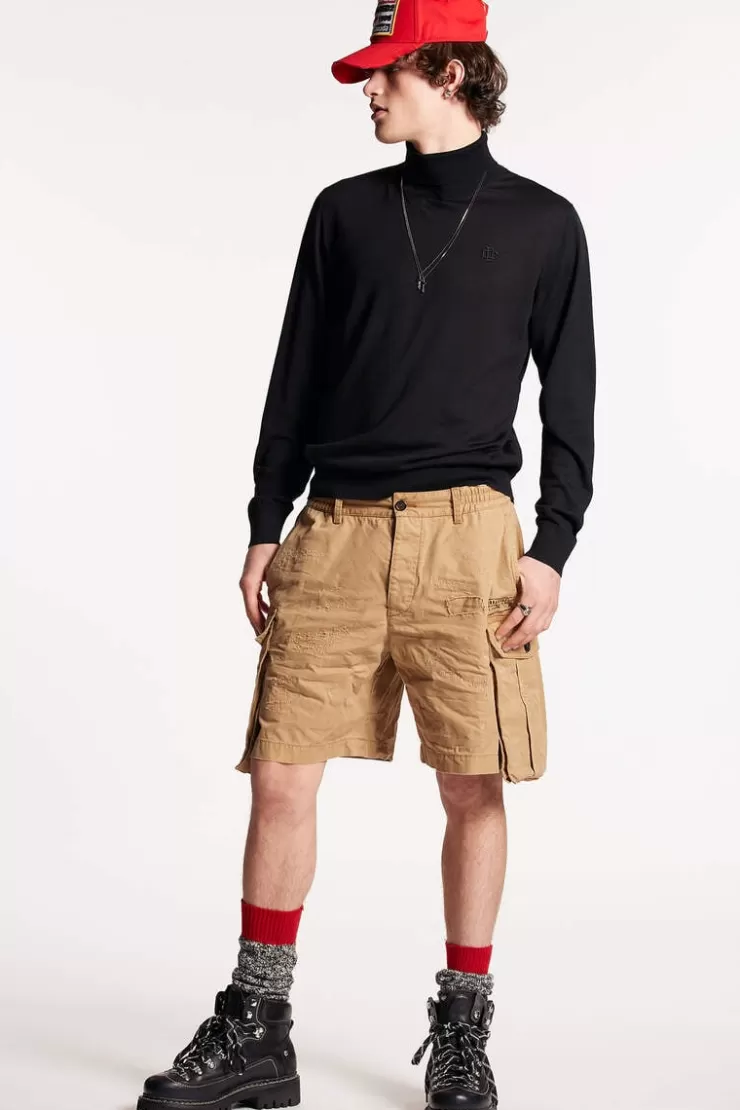 Dsquared2 D2 Cargo Boxer Shorts>Uomo Pantaloni Corti