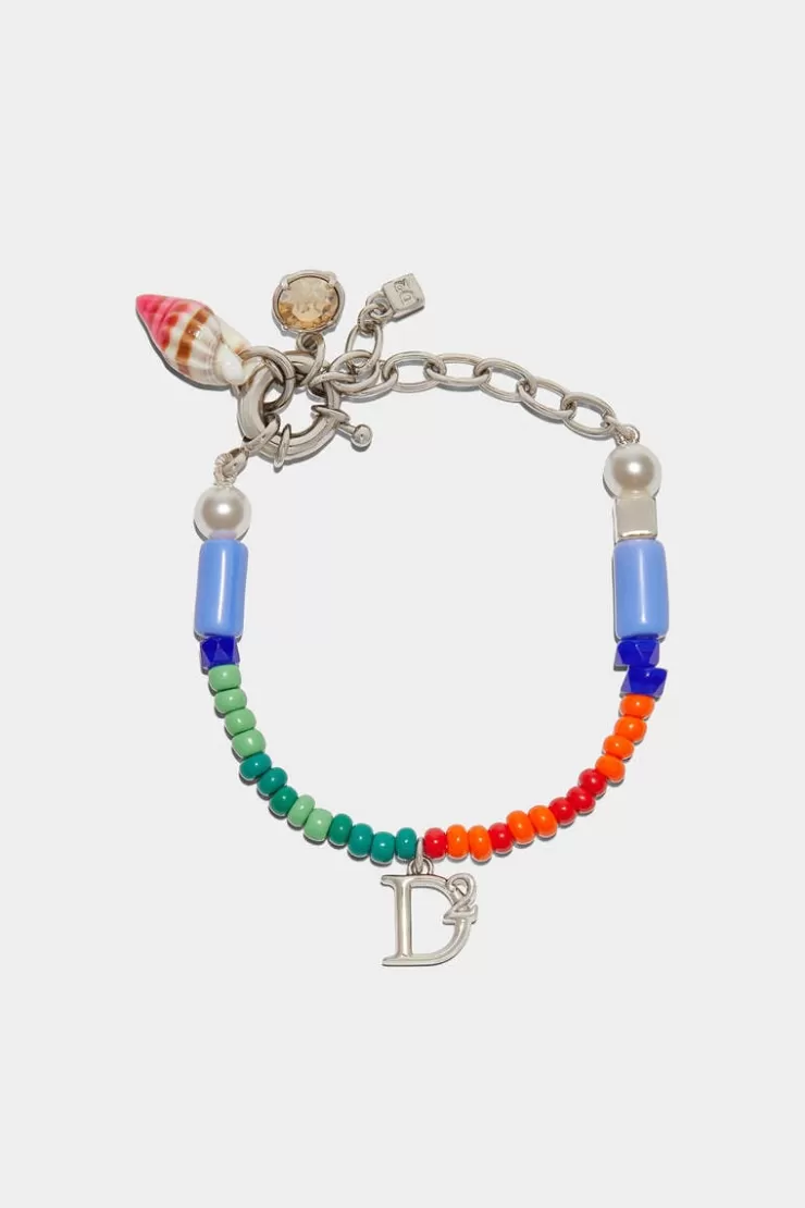 Dsquared2 D2 Charm Anklet>Donna Gioielli