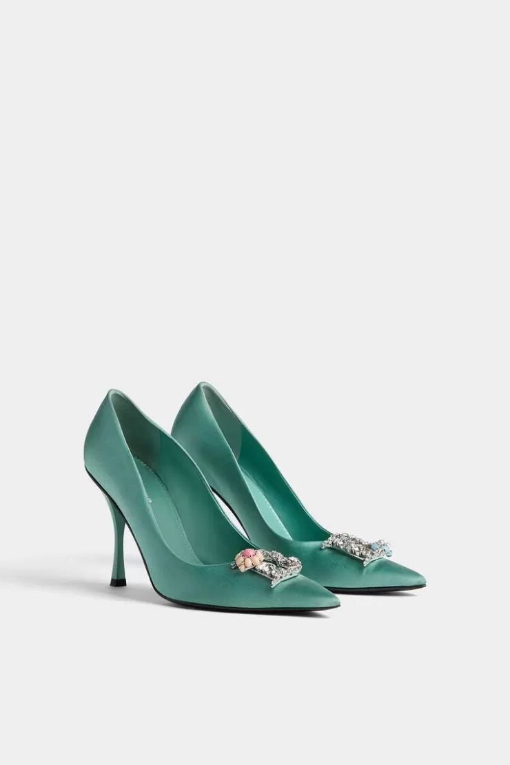 Dsquared2 D2 Crystal Pumps>Donna Pumps