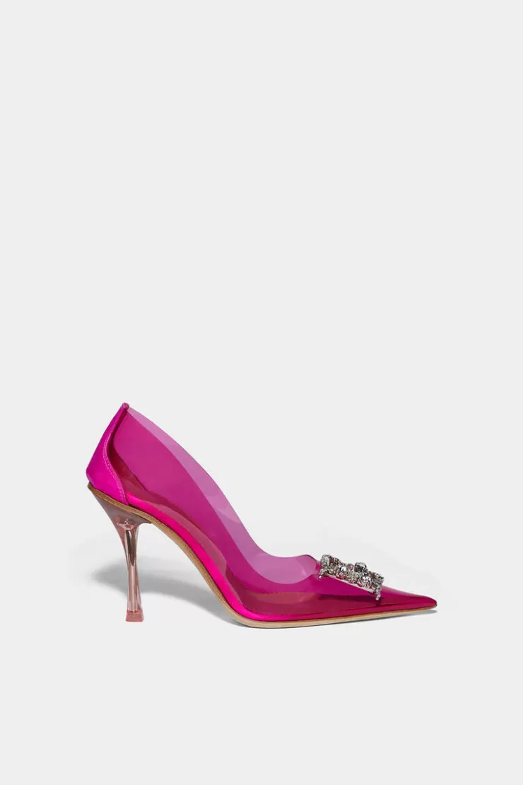 Dsquared2 D2 Crystal Statement Pumps>Donna Pumps