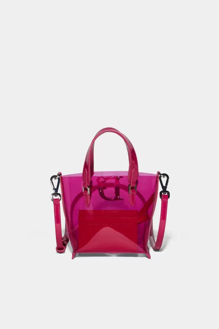 Dsquared2 D2 Crystal Statement Shopping Bag>Donna Borse A Tracolla