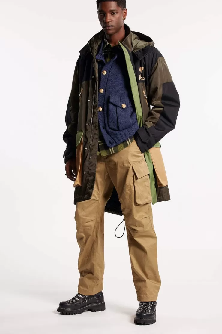 Dsquared2 D2 Leaf Parka>Uomo Cappotti & Giubbotti