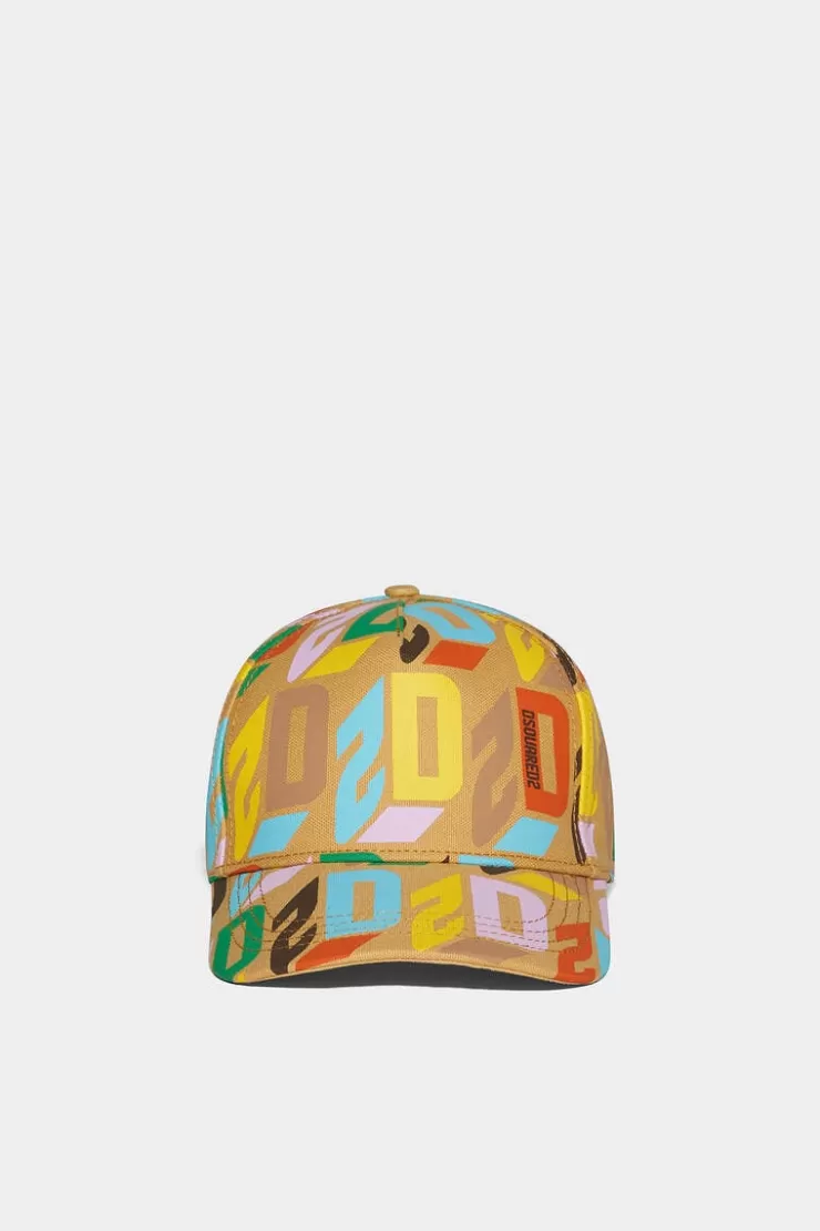 Dsquared2 D2 Monogram Baseball Cap>Donna Cappelli