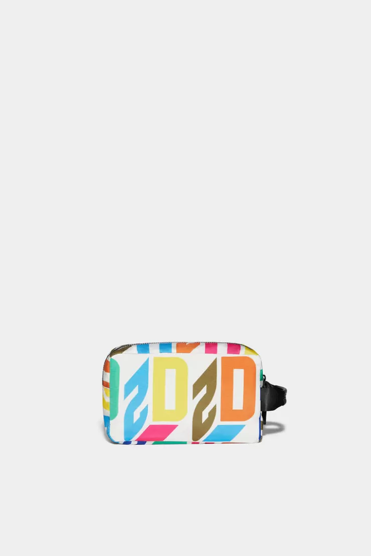 Dsquared2 D2 Monogram Beauty Case>Donna Piccola Pelletteria