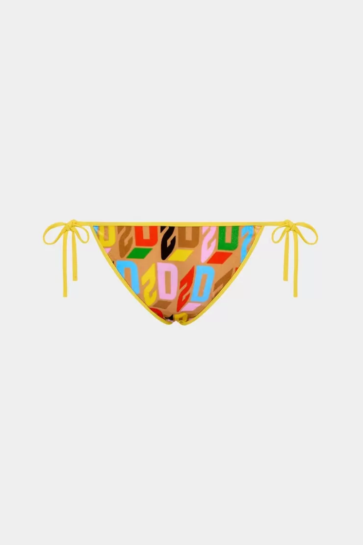 Dsquared2 D2 Monogram Bikini Brief>Donna Costumi