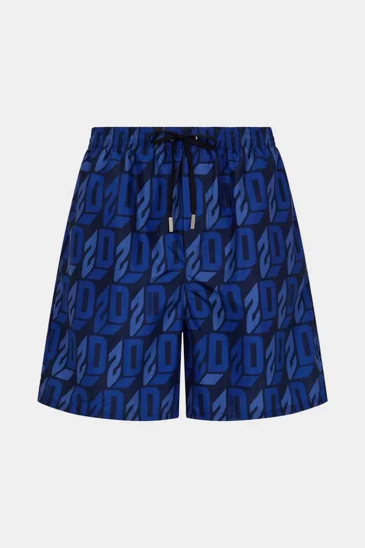 Dsquared2 D2 Monogram Boxer>Uomo Costumi