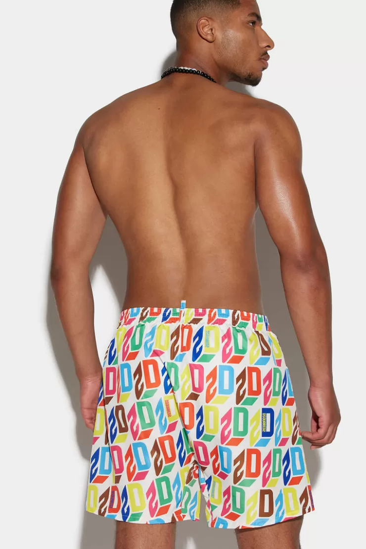 Dsquared2 D2 Monogram Boxer>Uomo Costumi