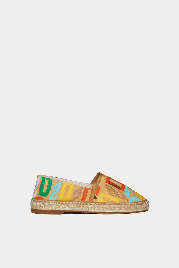 Dsquared2 D2 Monogram Espadrilles>Donna Mocassini