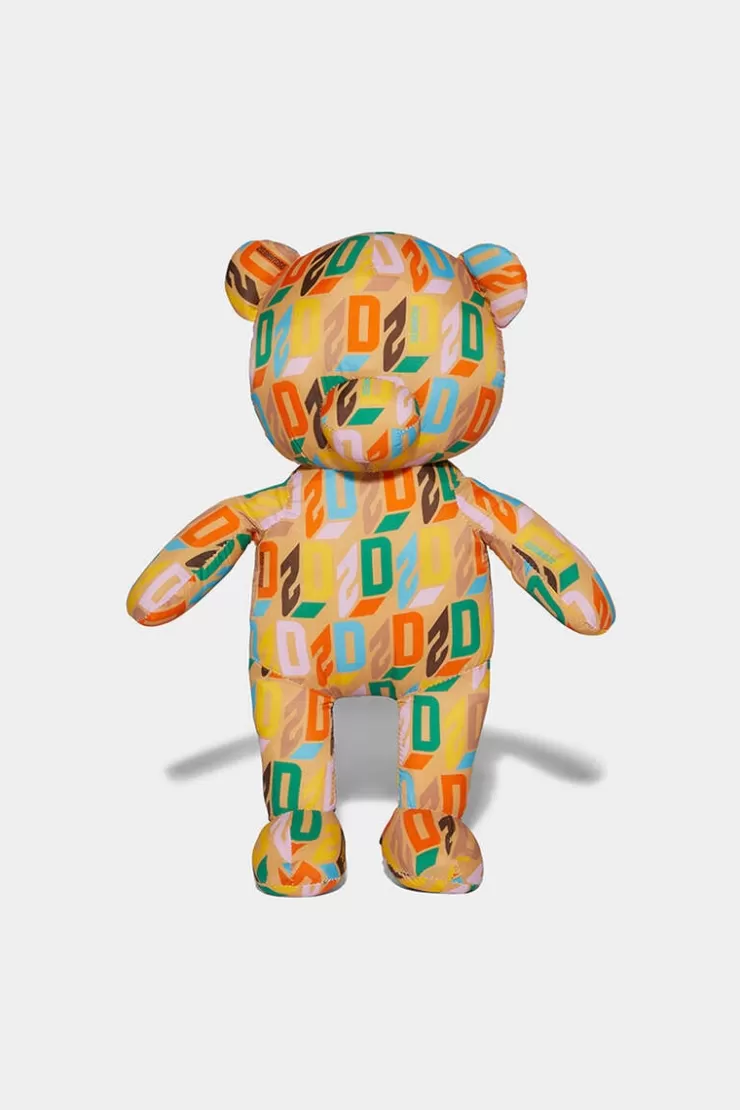 Dsquared2 D2 Monogram Teddy Bear Toy>Donna Altri Accessori