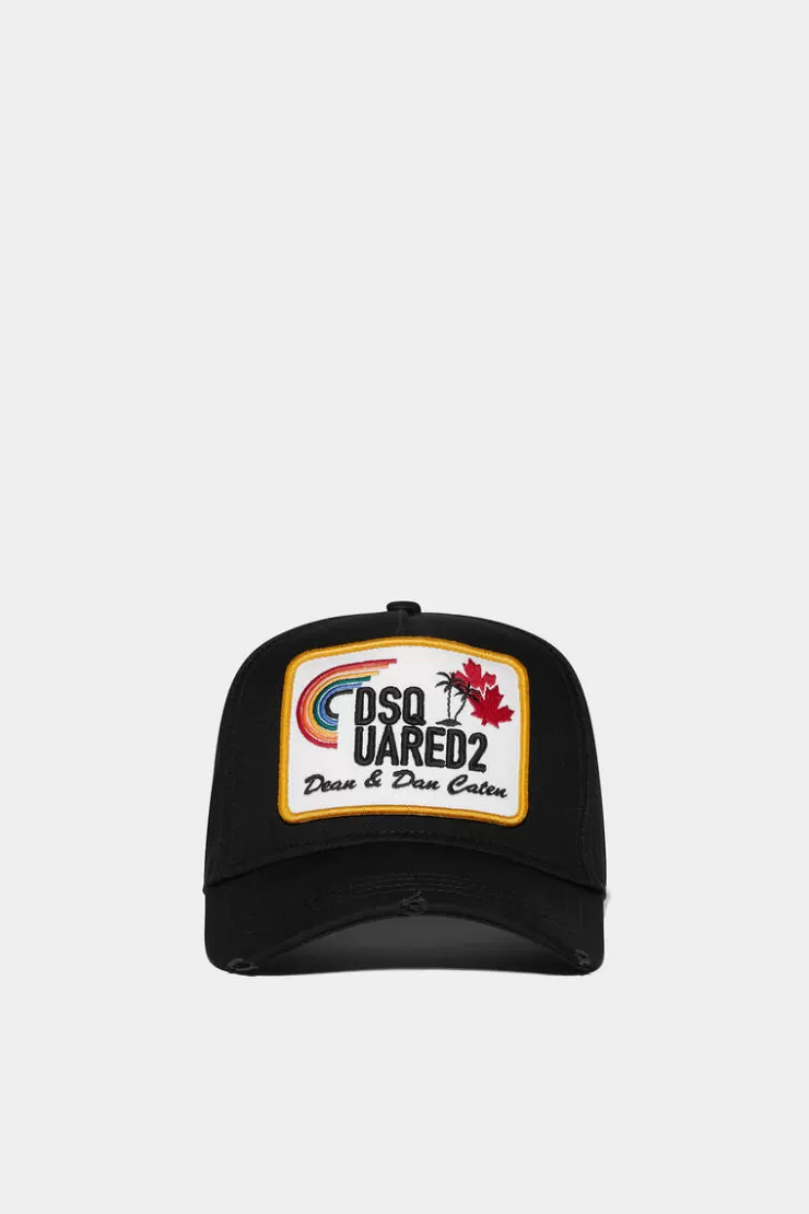 Dsquared2 D2 Patch Baseball Cap>Donna Cappelli