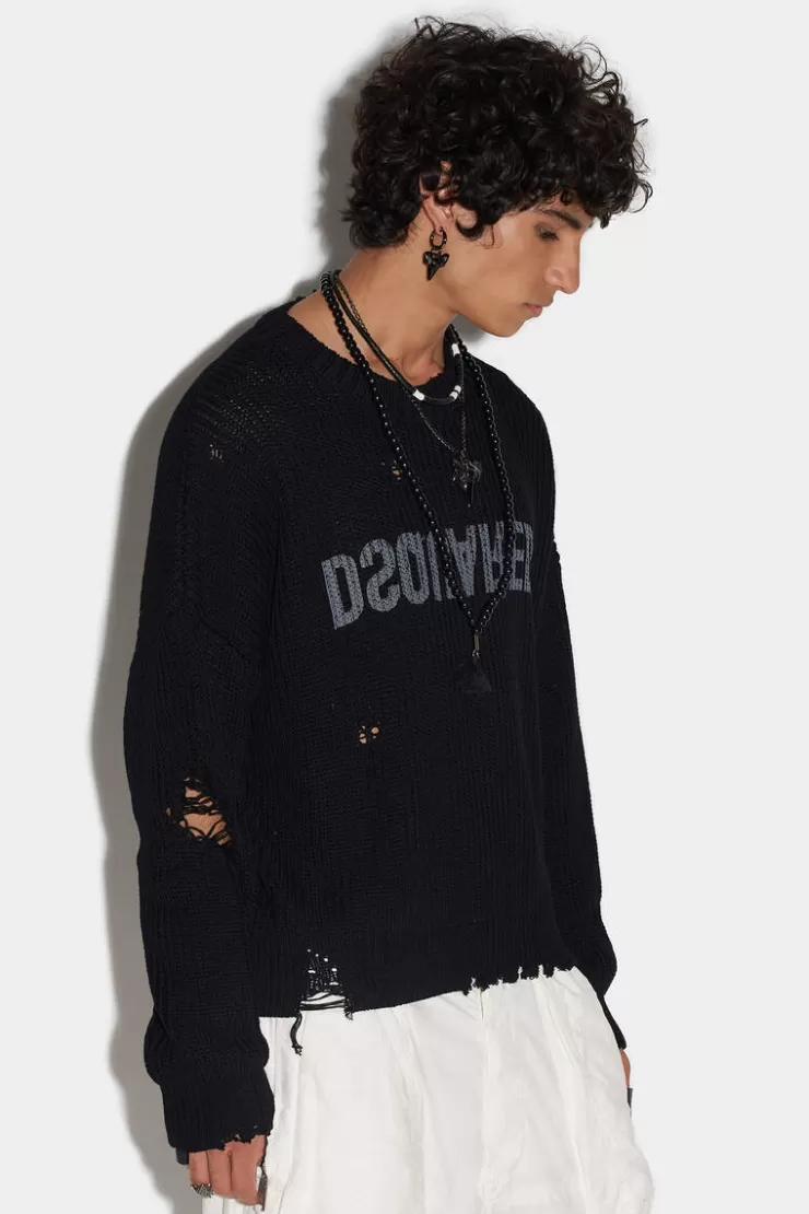 Dsquared2 D2 Reverse Knit>Uomo Maglieria