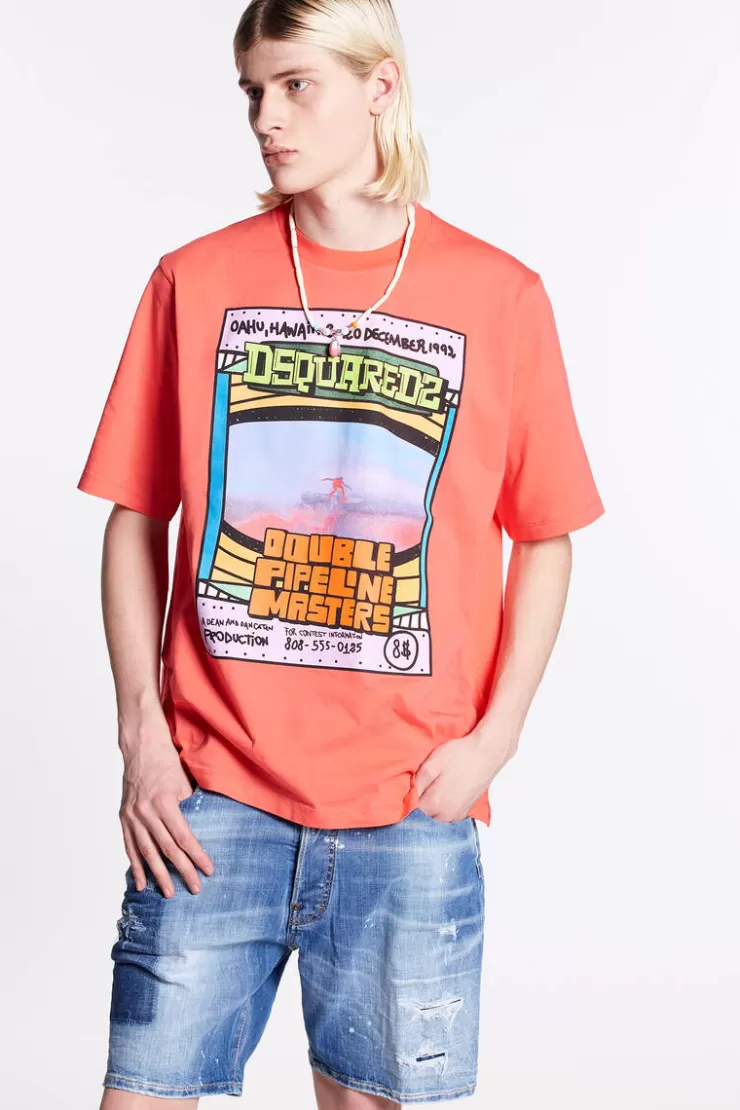 Dsquared2 D2 Surf Skater T-Shirt>Uomo T-Shirt & Polo