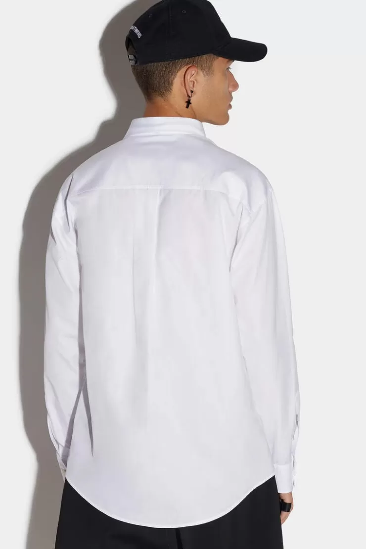 Dsquared2 D2 Surf&Fun Dropped Shoulder Shirt>Uomo Camicie