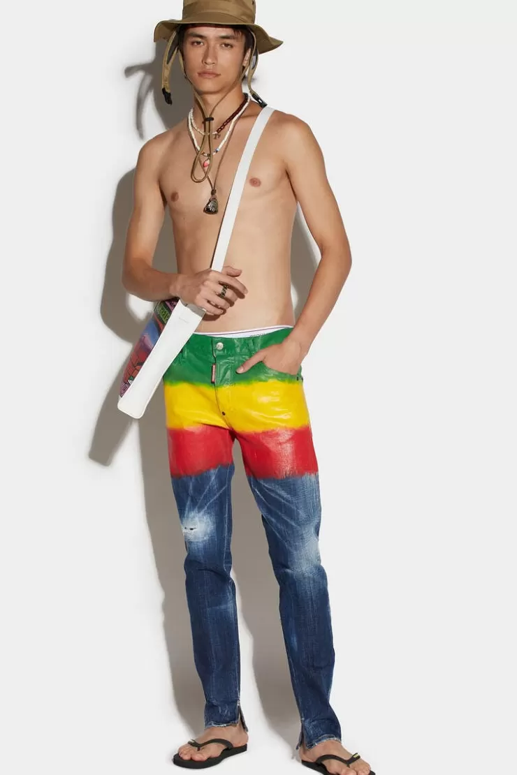 Dsquared2 Dark Rasta Wash Cool Guy Jeans>Uomo Jeans