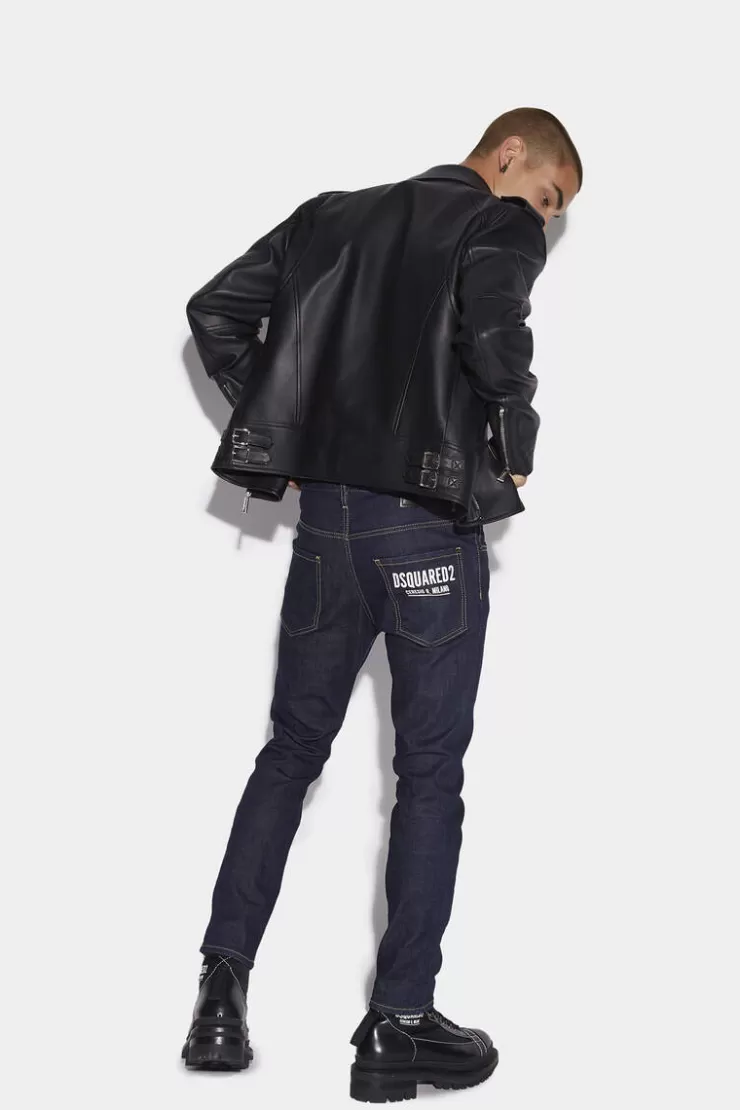 Dsquared2 Dark Rinse Ceresio 9 Skater Denim Jeans>Uomo Jeans