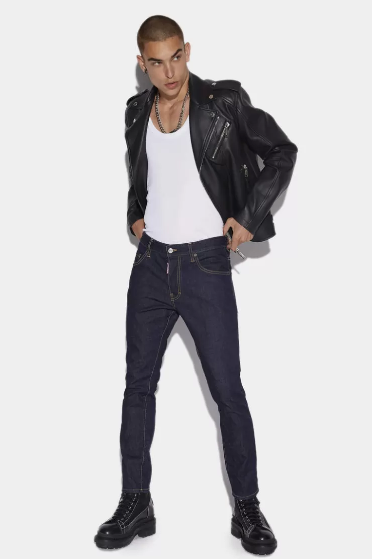 Dsquared2 Dark Rinse Ceresio 9 Skater Denim Jeans>Uomo Jeans