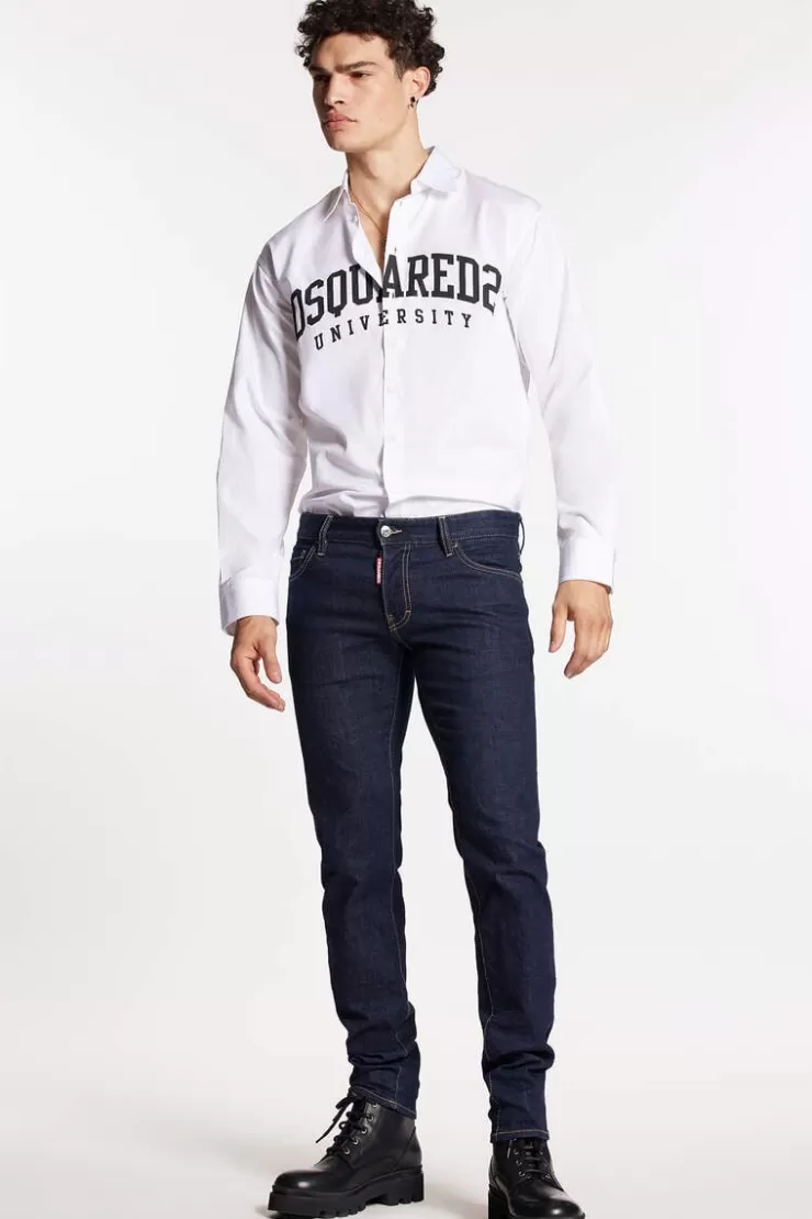 Dsquared2 Dark Rinse Wash Slim Jeans>Uomo Jeans