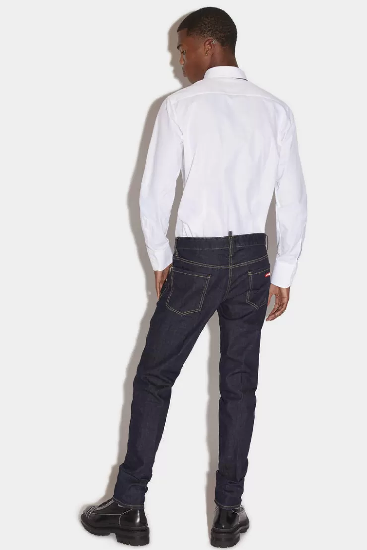 Dsquared2 Dark Rinse Wash Slim Jeans>Uomo Jeans