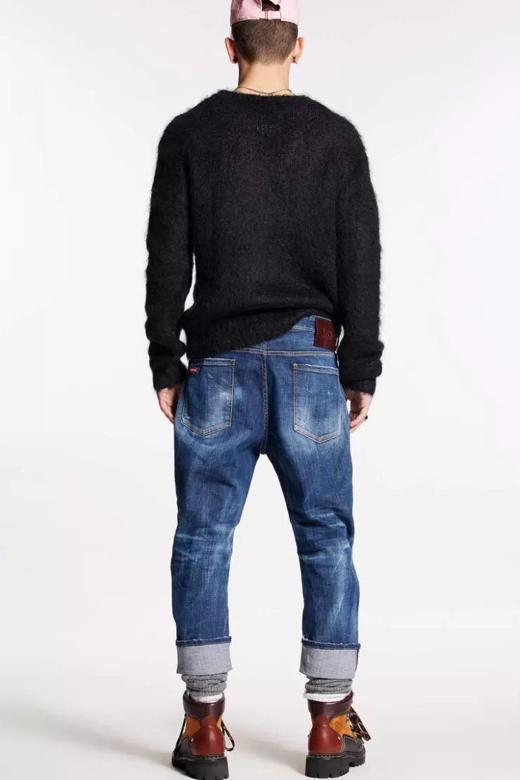 Dsquared2 Dark Ripped Wash Big Brother Jeans>Uomo Jeans