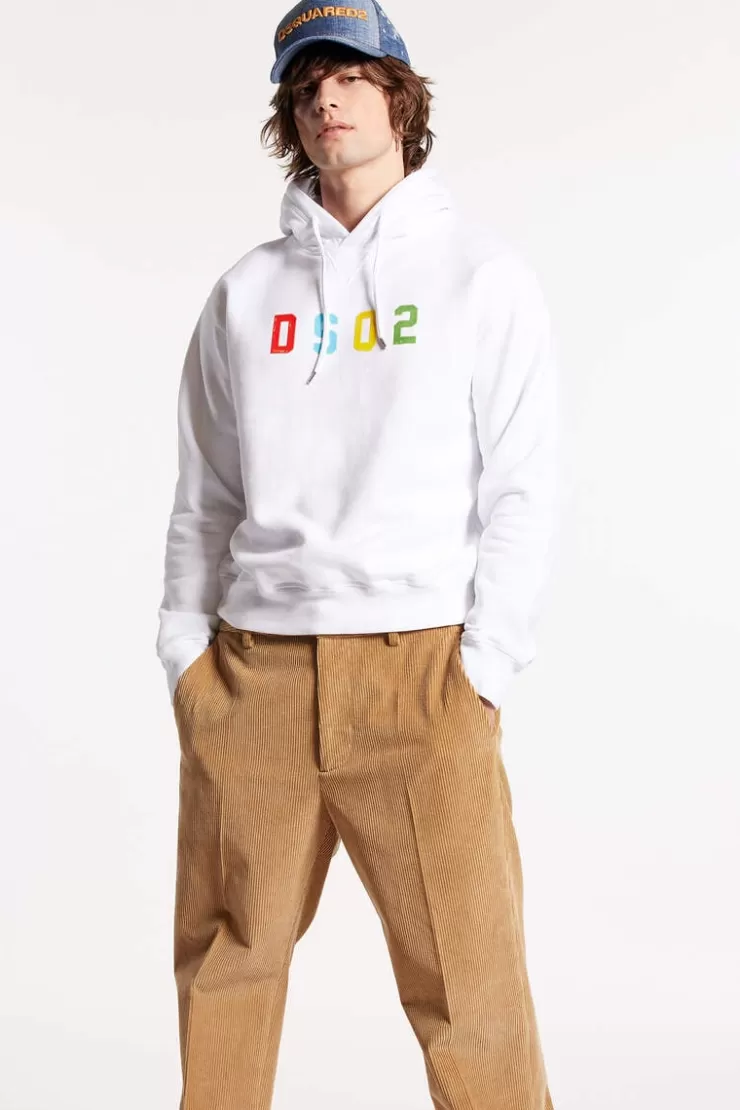 Dsquared2 Dsq2 Cool Fit Hoodie>Uomo Felpe