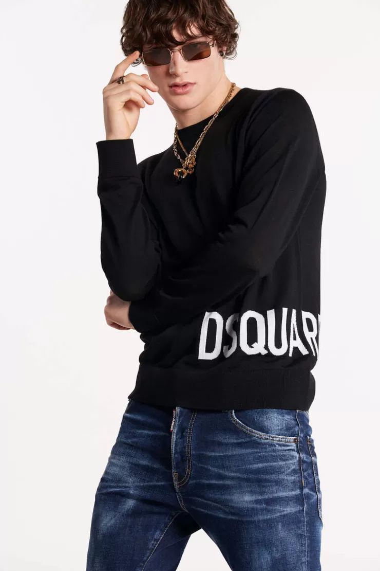 Dsquared2 Dsq2 Crewneck Knit>Uomo Maglieria